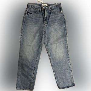 Madewell perfect vintage straight leg jeans. Size 29